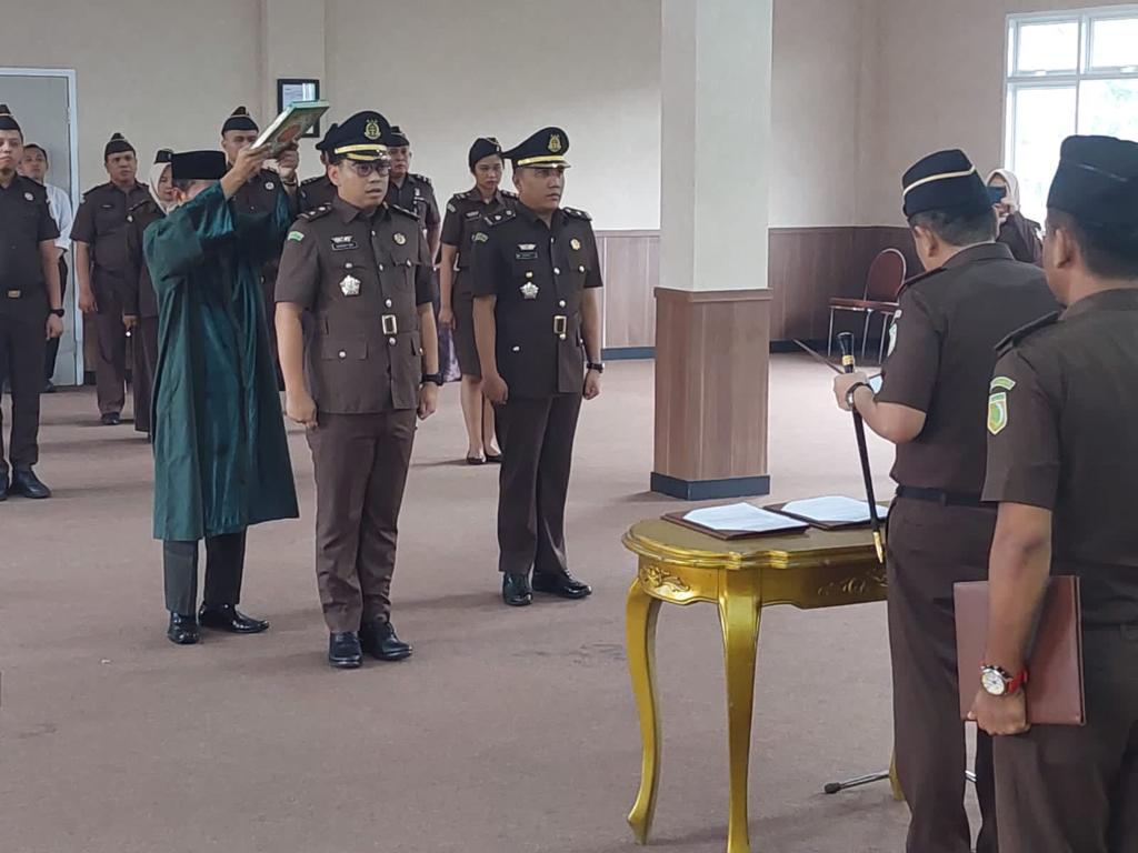 Kejari kabupaten Bekasi Gelar Sertijab Pergantian Kasi Intel.