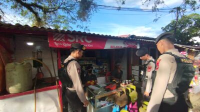 Personil Satuan Samapta Polres Penukal Abab Lematang Ilir (PALI) Melaksanakan Giat Patroli