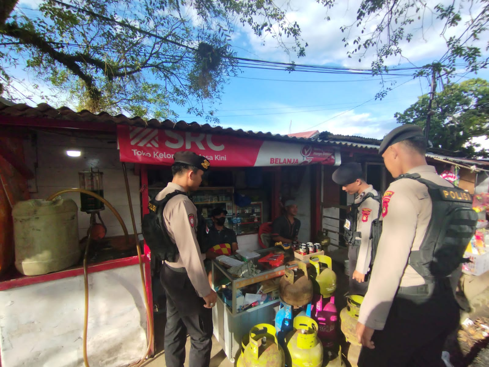 Personil Satuan Samapta Polres Penukal Abab Lematang Ilir (PALI) Melaksanakan Giat Patroli