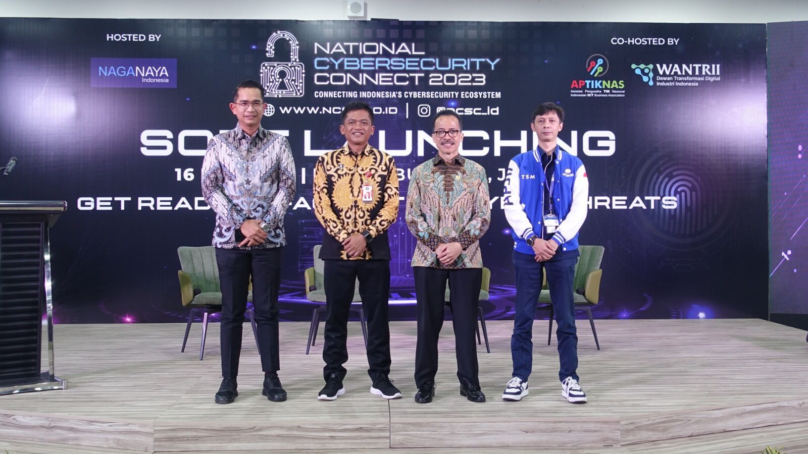 PELUNCURAN NATIONAL CYBERSECURITY CONNECT 2023 UNTUK SOLUSI KEAMANAN CYBER