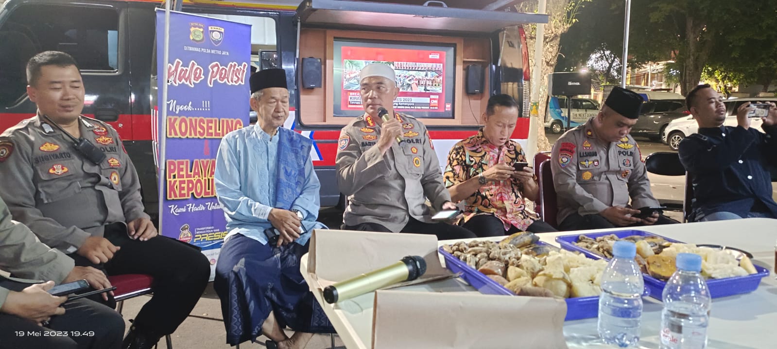 Program Halo Polisi, Kombes Pol Badya Wijaya Sambangi Tokoh Agama di Masjid Cut Meutia