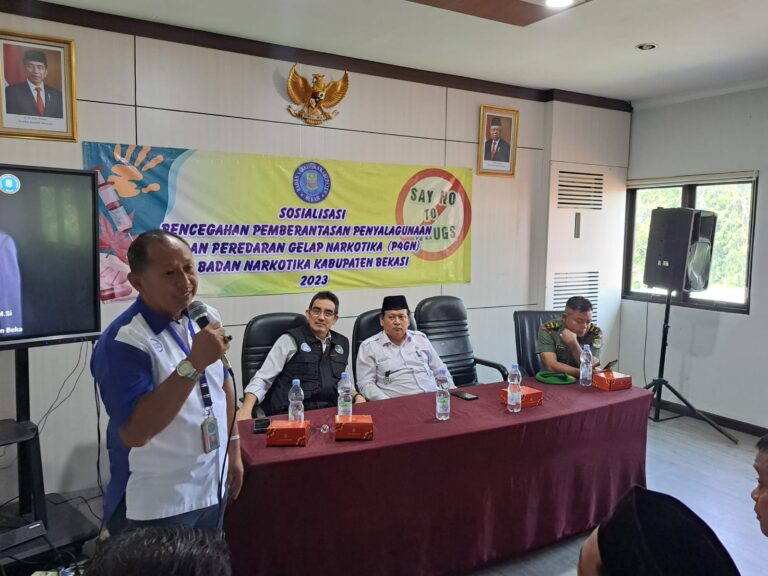 Lindungi Generasi Muda, BNK Kab Bekasi Sosialisasi Bahayanya Narkoba ke Para Guru SD Di Sukatani