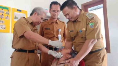 Pemberian Vaksin Polio Putaran Kedua untuk 3.542 Balita di Bojongmangu