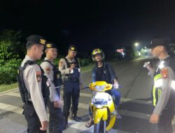 Polres Pali Melaksanakan Kegiatan KRYD ( Razia Terpadu) Dalam Pencegahan Pekat, 3C (Curat, Curas dan Curanmor)