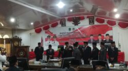 Kapolsek Talang Ubi KOMPOL A. Darmawan, SH, Menghadiri Rapat Paripurna ke 6 DPRD Kabupaten Pali