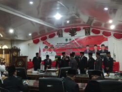 Kapolsek Talang Ubi KOMPOL A. Darmawan, SH, Menghadiri Rapat Paripurna ke 6 DPRD Kabupaten Pali