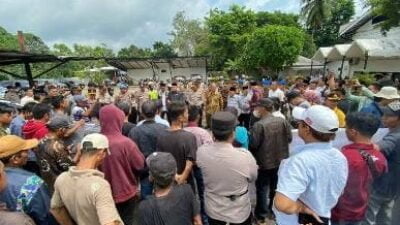 Unjuk Rasa Warga  Terkait Kegiatan Survei Eksplorasi Seismik PT DAQING CITRA PTS diwilayah Kecamatan Abab Kabupaten Pali