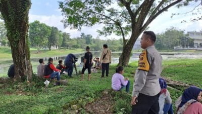 Polsek Tanah Abang Darmawansyah SH. MH Monitoring Pelaksansan Syuting Jejak Anak Negri