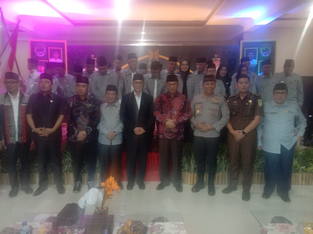 Jajaran polres Pali Hadiri Pelantikan Pengurus Ikatan Cendekiawan Muslim Indonesia (ICMI)