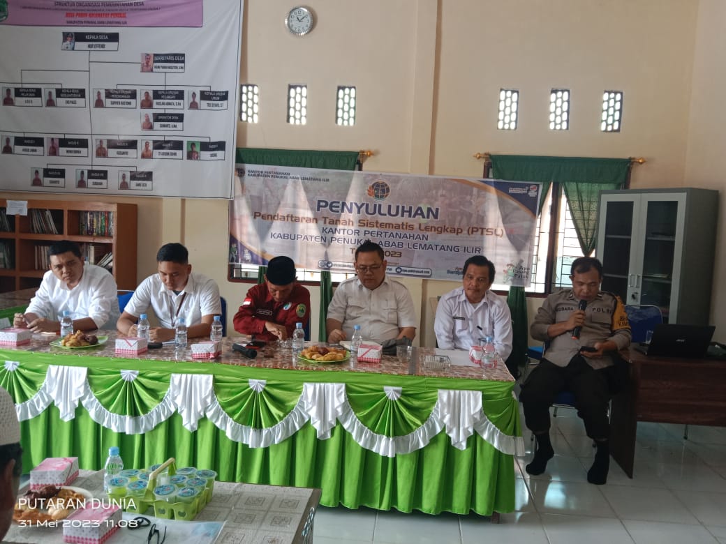 Polres Pali Melakukan Kegiatan Dalam Rangka Pengecekan Satkamling Desa Sukarami