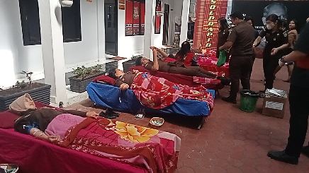 Donor Darah di Kejaksaan Negeri Karo Bersama PMI Kabupaten Karo