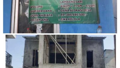 Janggal Penggunaan Dana Desa di Lambang Sari, Inspektorat Kab.Bekasi akan Periksa