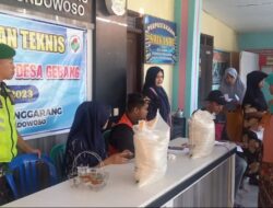 Babinsa Koramil Tenggarang Salurkan Bantuan Pangan BAPANAS