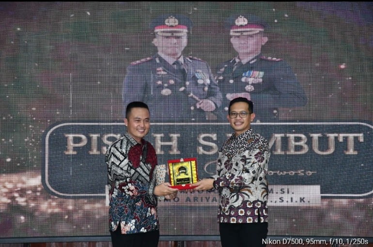 Hadiri Pisah Sambut Kapolres Bondowoso, Dandim 0822, "Jaga Sinergitas TNI/Polri"