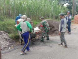 Kodim 0822 Bondowoso Tandai Program TMMD 116 dengan 4 Gapura