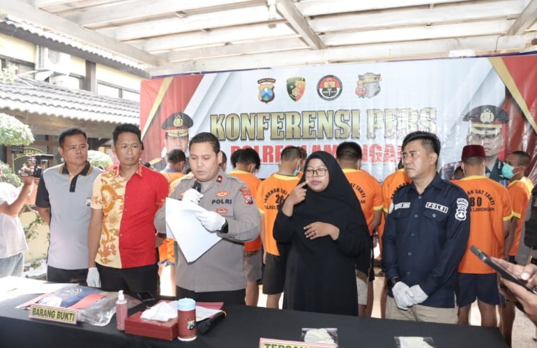 Polres Lamongan Berhasil Ungkap 9 Kasus Yang Melibatkan Oknum Pesilat