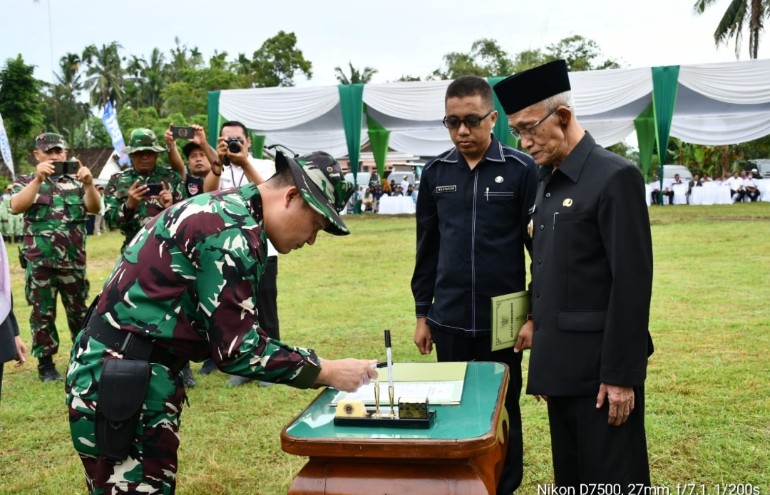 TMMD Ke-116 TA. 2023 Kodim 0822, Resmi Dibuka BUPATI Bondowoso 