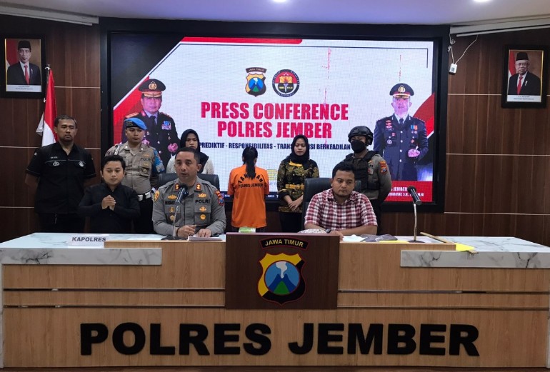 Polres Jember Berhasil Mengungkap Pelaku Pembuang Jasad Bayi di Kebun Bambu