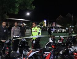 Polres Ngawi Amankan 70 Motor Diduga Terlibat Balap Liar