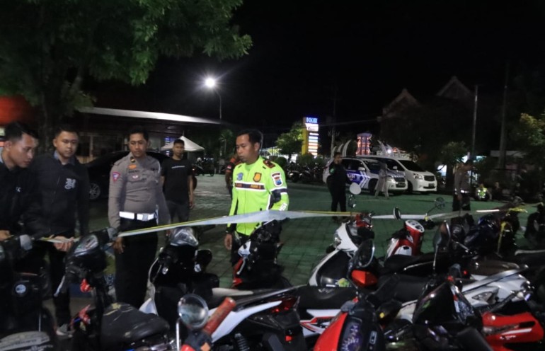 Polres Ngawi Amankan 70 Motor Diduga Terlibat Balap Liar