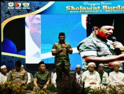 Pangdam V/Brawijaya ” Sholawat Burdah Sarana Syiar Persatuan”