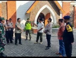 Kenaikan Isa Almasih, Sinergitas Babinsa Kodim 0822 Bondowoso Amankan Ibadah di Gereja