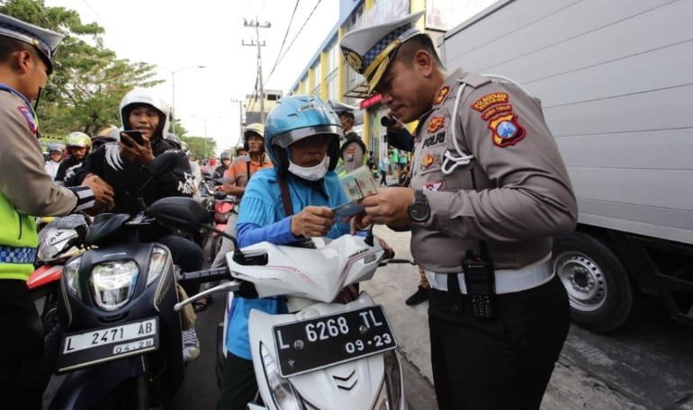 Cegah Ruang Gerak Curanmor, Polrestabes Surabaya Gelar Operasi Gabungan