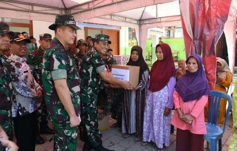 Kodim 0822 Bondowoso Terima Kunjungan Tim Wasev Pusterad Sekaligus Tinjau Lokasi TMMD Ke-116