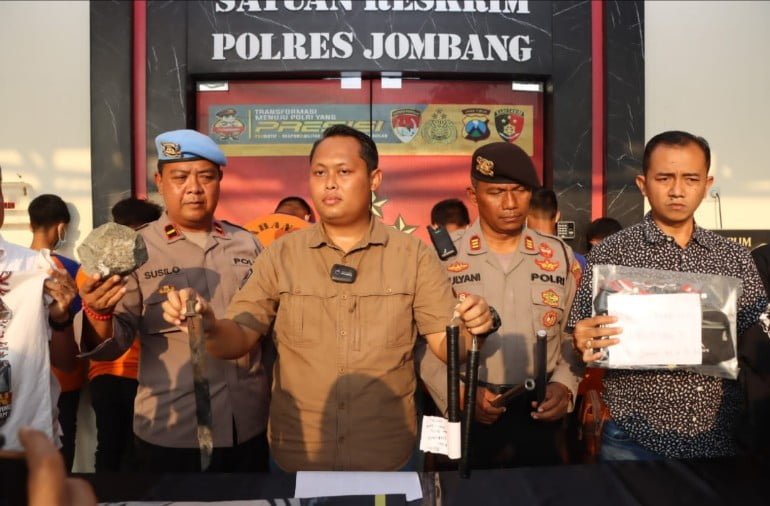 Ratusan Oknum Pesilat Berhasil Diamankan Polres Jombang Imbas Bikin Onar