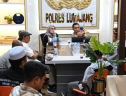 Ngobrol Santai Kapolres Lumajang dan IPSI Satukan Tujuan Jaga Kamtibmas