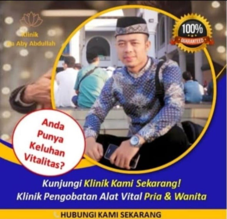 Pusat Klinik Pengobatan Alat Vital Jakarta Selatan Aa Aby Abdullah Cucu Hj Mak Erot, Terbaik 085846533304