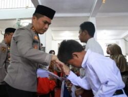 Jelang Peringatan Hari Bhayangkara ke 77, Polres Nganjuk Gelar Doa Bersama dan Santunan Anak Yatim