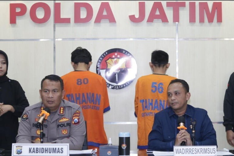 Polda Jatim Ungkap Peretas Website Milik Pemerintah, Dua Tersangka Diamankan