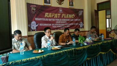 PPK Bojongmangu Gelar Rapat Pleno Terbuka DPSHP