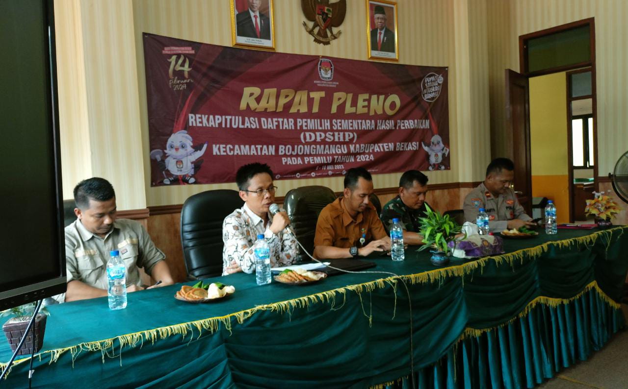 PPK Bojongmangu Gelar Rapat Pleno Terbuka DPSHP