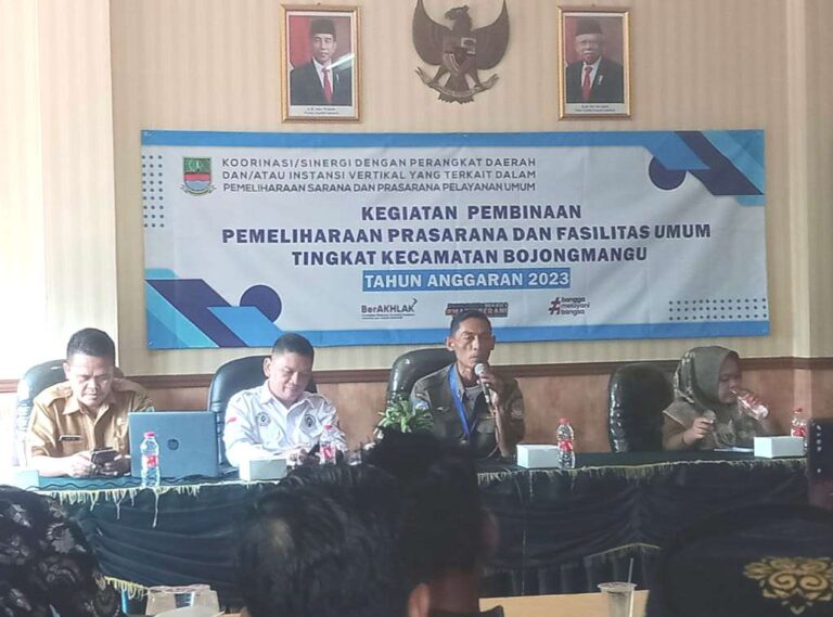 Pemerintah Kecamatan Bojongmangu Gelar Pembinaan Pemeliharaan Fasilitas Umum untuk RT/RW