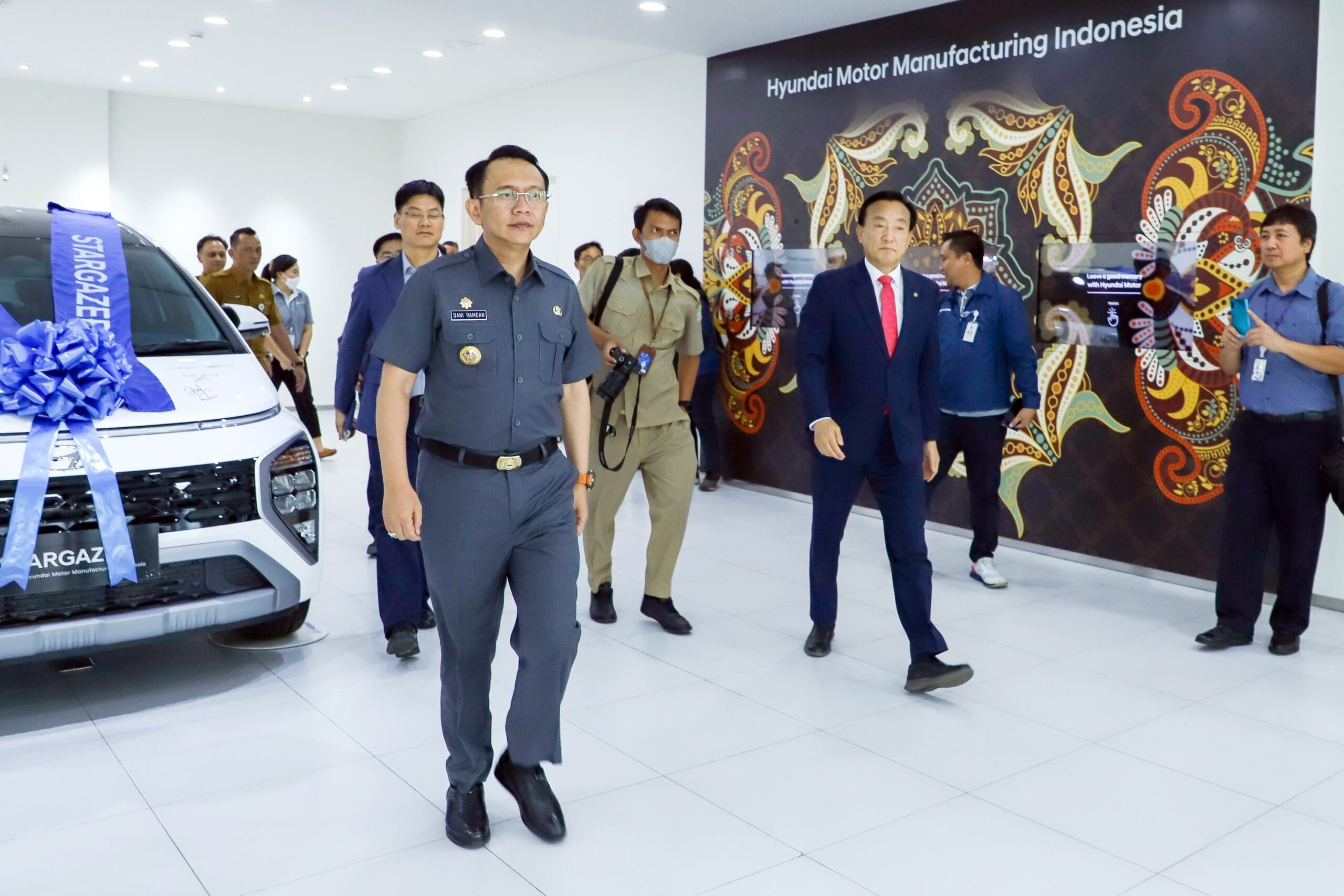 Dani Ramdan Dampingi Walikota Buk-gu Kunjungi PT. Hyundai Motor