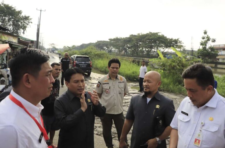 Sekda Dedy Supriyadi Bersama DPRD Tinjau Jalan Rusak dan PJU