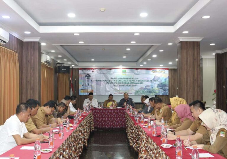 Bakesbangpol Gelar Rapat Koordinasi Kesiapan Pemilu dan Pilkada Serentak 2024