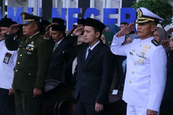 Wakil Bupati Lampung Utara Menghadiri Upacara Bendera Dalam Rangka Hari Kebangkitan Nasional