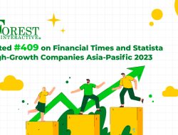 Forest Interactive Melonjak ke Posisi ke-409 dalam Daftar High-Growth Companies Asia Pacific 2023 oleh Financial Times dan Statista