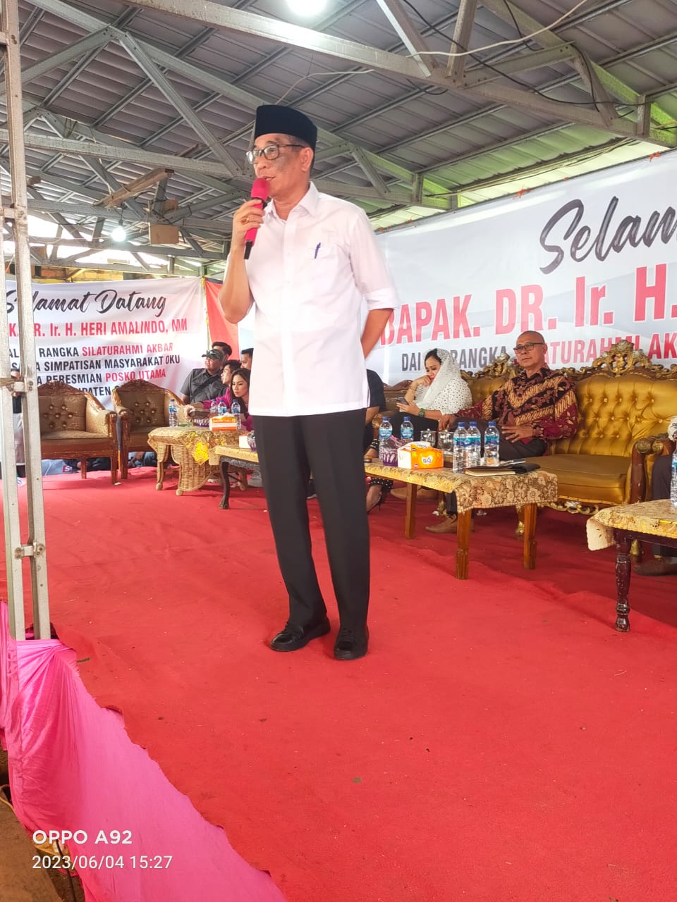 Masyarakat Ogan Komreng Ulu (OKU) Siap Dukung H, Heri Amalinduo MM Calon Gubernur Sumsel