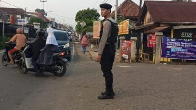 Polres Pali Atur Lalu Lintas Dititik Rawan Lakalantas