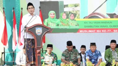 Hadiri Harlah ke-77 Muslimat NU, Gus Yasin: Jadilah Pemersatu Umat