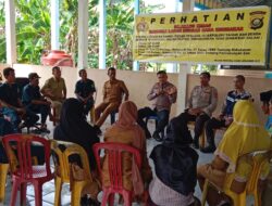 Polsek Tanah Abang Melakukan Sosialisasi Kebakaran Hutan  Lahan (KARHUTLA)