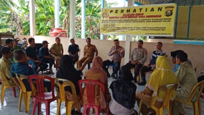 Polsek Tanah Abang Melakukan Sosialisasi Kebakaran Hutan  Lahan (KARHUTLA)