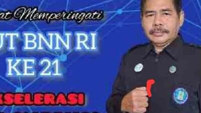 Hari Anti Narkotika International (HANI) 2023 Badan Narkotika Kabupaten (BNK) Bekasi Adakan Test Urin