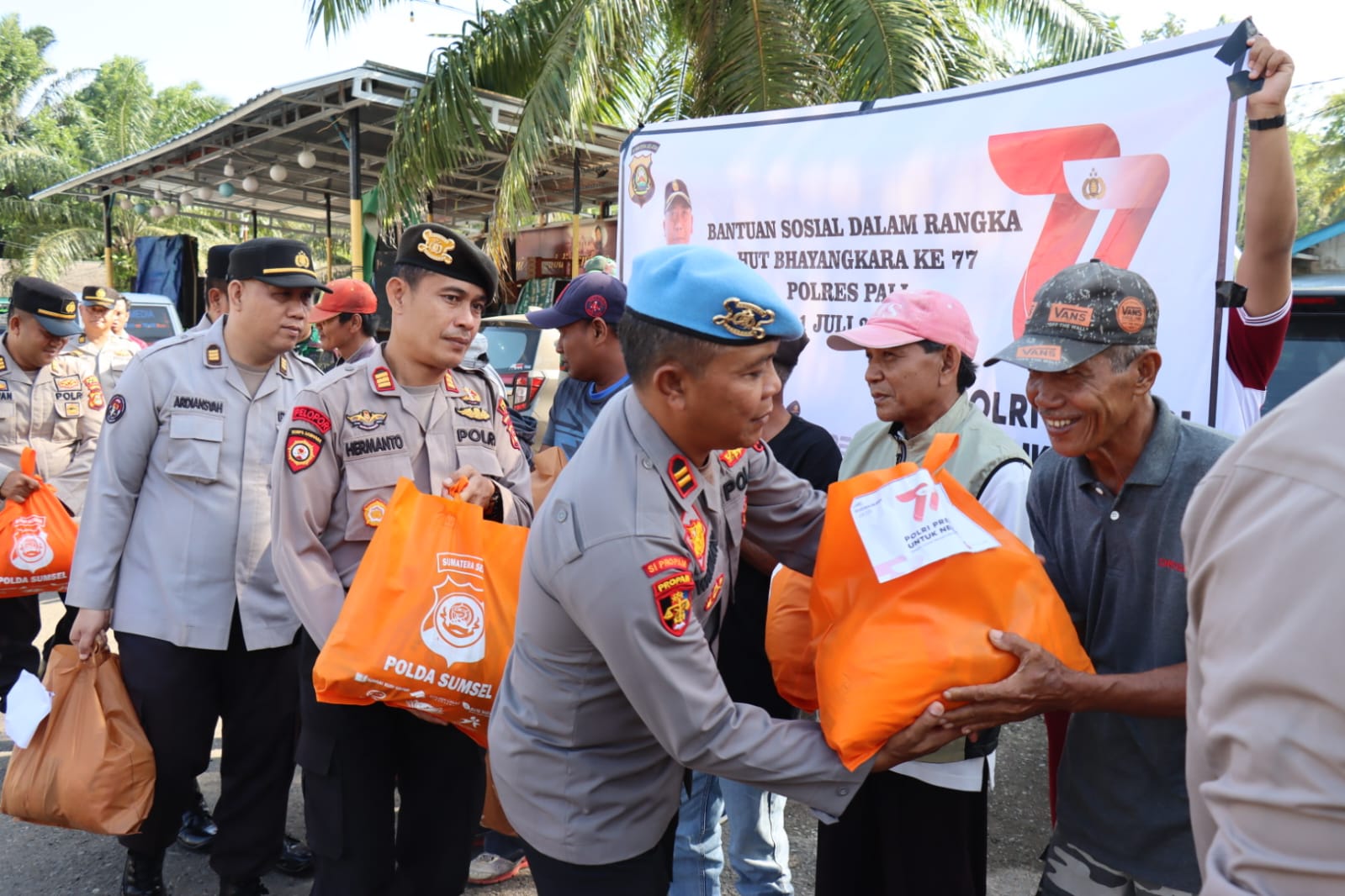 Memperingati Hari Bhayangkara Ke 77 Polres Pali Gelar Berbagai Kegiatan