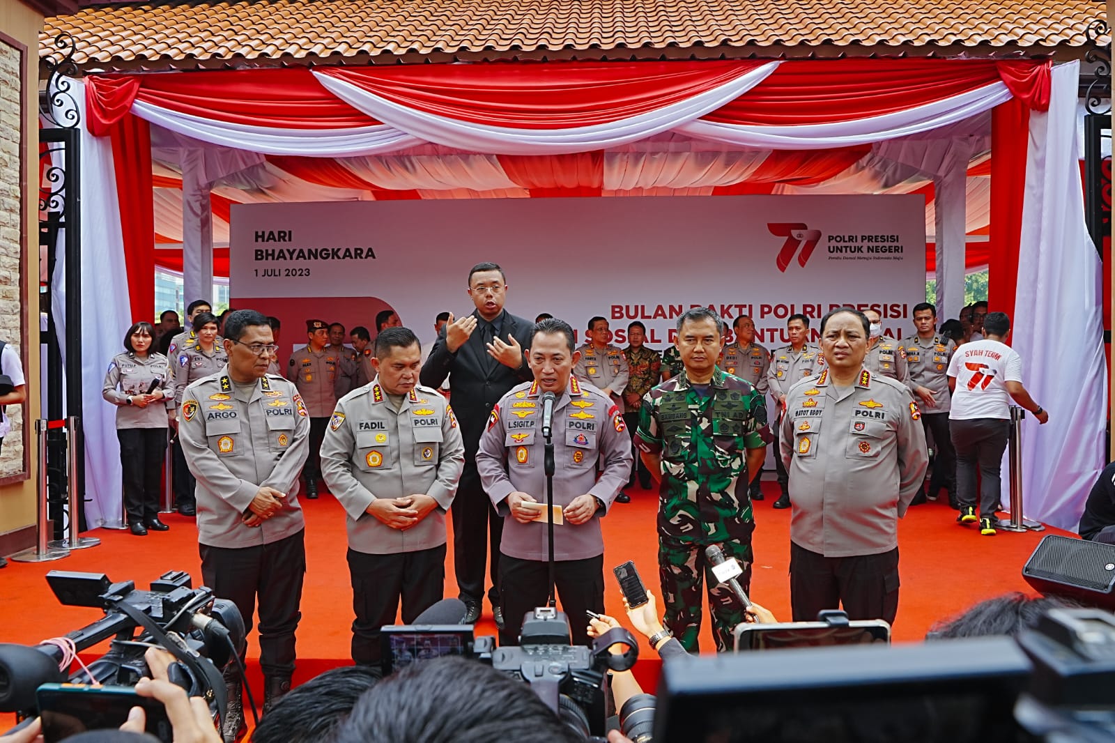 Hari Jadi Bhayangkara ke-77, Wujud Kepedulian Polri Terhadap Masyarakat 