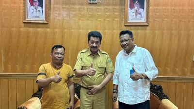 Sambangi Dinas Sosial Provinsi Sumsel AWPI Dan HNSI  Sumsel Jalin Silaturahmi